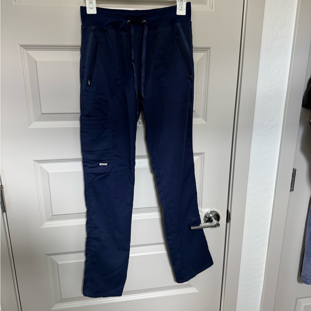 Grey's Anatomy Women’s Navy Blue Cargo Scrub Pants